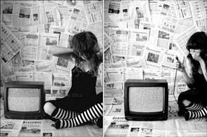 tv-and-girl-newspaper